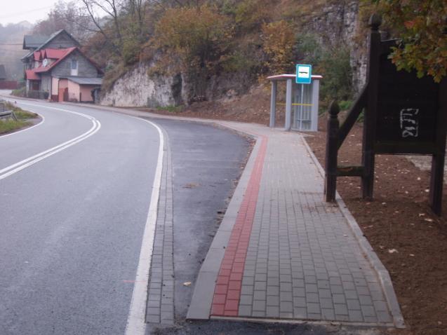 Budowa zatoki, peronu i chodnika W ramach zadania