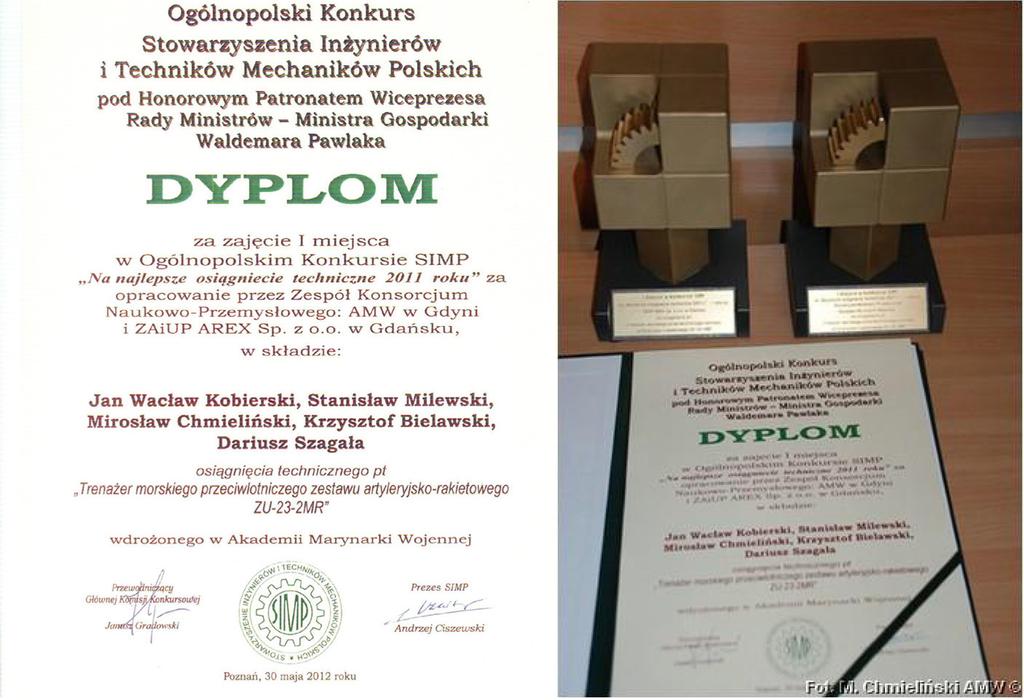 W grudniu 2011 roku rozwiązało się Koło SIMP Bernardinum w Pelplinie liczące 10 członków. Od 2012 roku rozpoczął się okres dużej aktywności Akademii Marynarki Wojennej im.