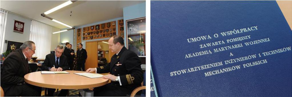 23 stycznia 2014 r. podpisano umowę o współpracy SIMP i AMW. Ze strony AMW umowę podpisał rektor komendant kontradmirał dr inż.