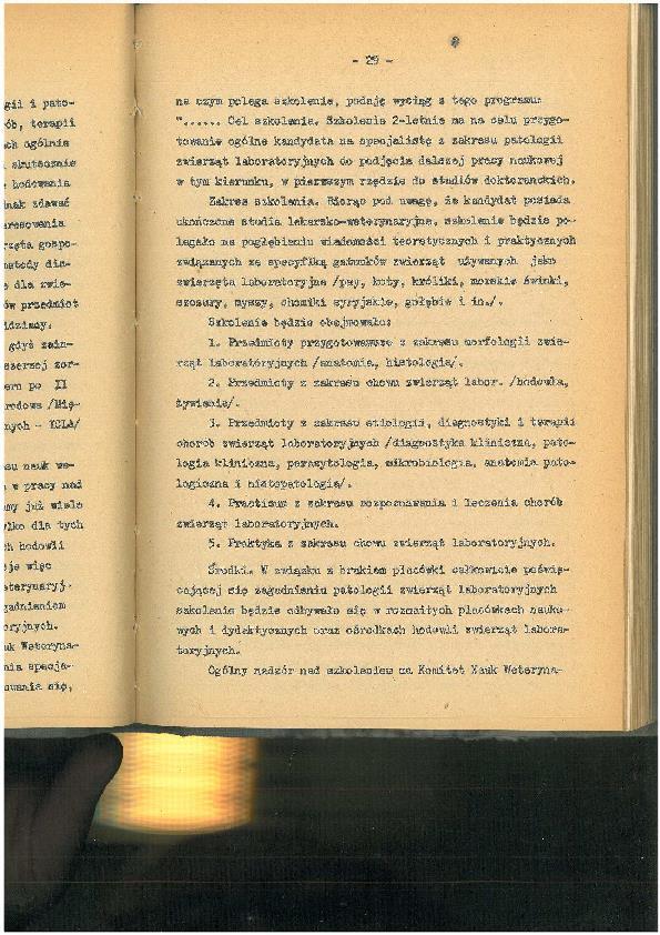 Komitet Nauk Weterynaryjnych PAN opracował program dwuletniego szkolenia dla lek. wet.