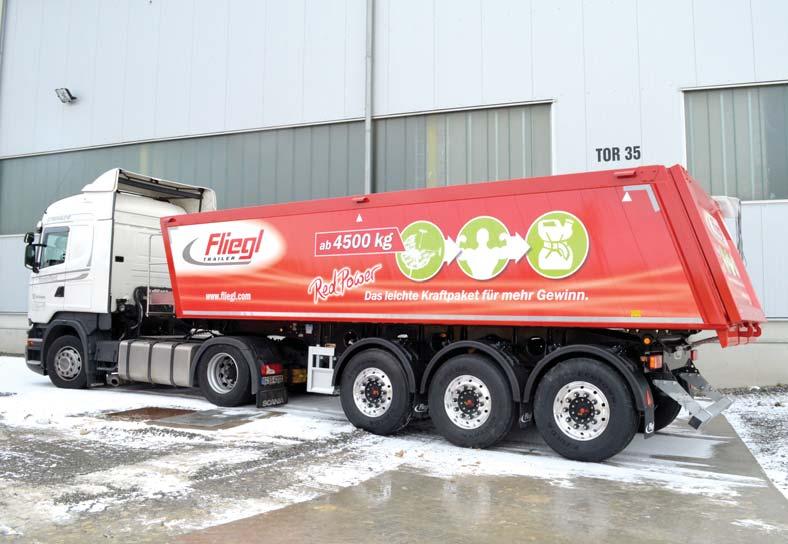 PRODUKT Naczepy www.truck-van.pl Lider innowacji Seria Light pozwala maksymalnie wykorzystać ładowność naczepy i przewieźć większą ilości ładunku.