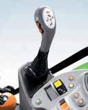dźwigni lub joysticka Funkcja ComfortDrive redukująca wibracje w trakcie jazdy z uniesionym wysięgnikiem KLUCZOWE CECHY Zestaw fabrycznego przygotowania do ładowacza