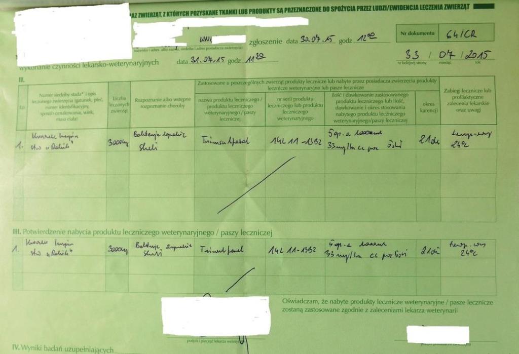 Leczenie Wszelkie podejrzenia wystąpienia choroby zakaźnej we własnym gospodarstwie powinny być niezwłocznie zgłaszane
