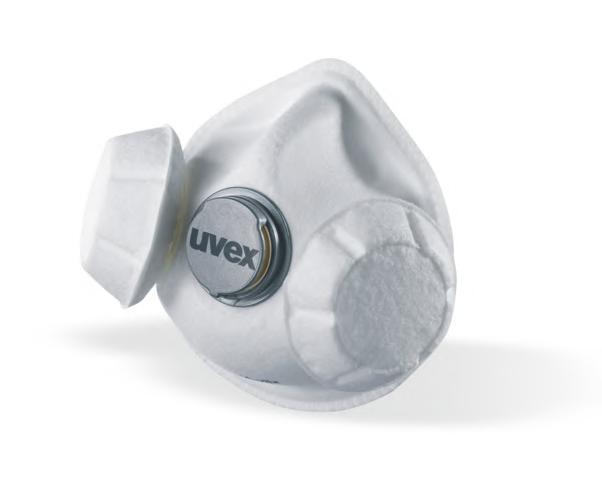 uvex silv-air High Performance FFP 2 i FFP 3 Najmniejszy opór podczas oddychania.