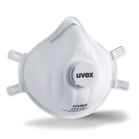 uvex silv-air c Półmaski z filtrem, klasa ochrony FFP 3 uvex silv-air 3310 8733.