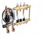 TECEfloor - rozdzielacze TECEfloor rozdzielacz ogrzewania podłogowego zintegrowany z termostatycznym zaworem trójdrogowym i mieszaczem pompowym (pompa elektroniczna) Przeznaczenie.