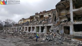 POSTĘP PRAC PRZY ADAPTACJI BUDYNKU PO JAR Wykonawcą: VMG Polska Spółka z o.o. z Warszawy Trwa pierwszy etap nowej, gminnej inwestycji pn.