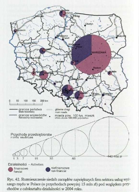 Siedziby zarządów największych