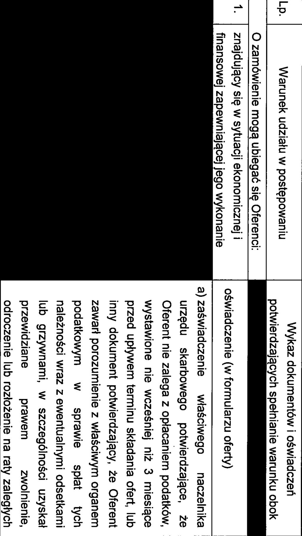 projektowej tj NBM Technologie Mroczka i Wspólnicy Spółka Jawna ul Bór 143/157, 42-202 Częstochowa 8 Termin wykonania zamówienia: 1) rozpoczęcie - data zawarcia umowy, 2) zakończenie 2 miesiące od