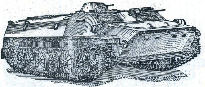 Rys. 2. Ogólny widok transportera ciągnika MT-LB [8] W Związku Radzieckim początkowo MT-LB jako ciągnik artyleryjski był przeznaczony do holowania armat przeciwpancernych T-12 kalibru 100 mm.