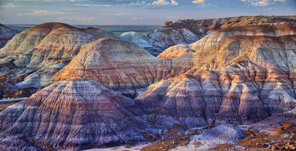 Erozja bruzdowa Stany Zjednoczone (Park narodowy Petrified Forest) -