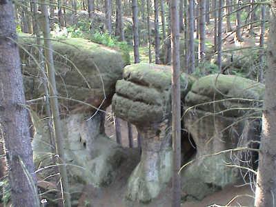 Geomorfologiczne efekty sufozji na powierzchni terenu długo pozostają mało widoczne.