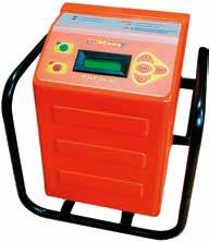 8.11 Zgrzewarka elektrooporowa CEG1 (3K3P) do muf obkurczanych MEZ Zgrzewarka CEG1 współpracuje z elementami grzejnymi TG40. Gwarantuje pracę w trybie automatycznym.
