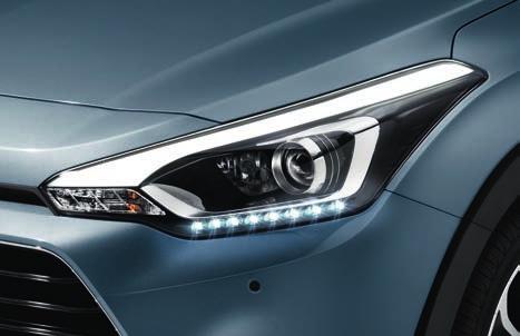 10-ramienne felgi aluminiowe zostały zaprojektowane specjalnie dla nowego modelu i20 Active, aby podkreślić jego