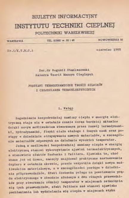 1965 Utworzenie