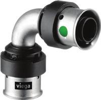 Jak we wszystkich systemach instalacyjnych Viega, również złączki zaprasowywane Viega Smartpress posiadają SC-Contur, dzięki któremu niezaprasowane przez nieuwagę złączki są natychmiast widoczne przy