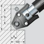 System złączek zaprasowywanych Viega Smartpress Zasady stosowania Połączenia zaprasowywane potrzebne miejsce i odległości Aby móc wykonać prawidłowo połączenie zaprasowywane, trzeba