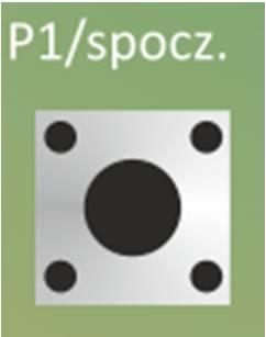 Skrajne prawe położenie potencjometru P6 rozmycie to w tym modelu sterownika przejście do pracy w trybie skokowym. Brak jest rozświetlania, rozjaśniania kolejnych punktów świetlnych.