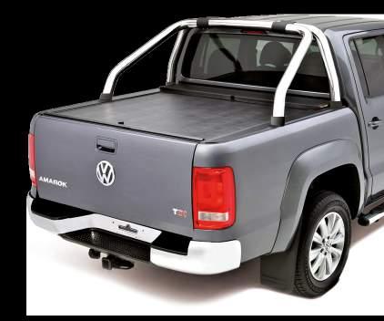 PRZEGRODA POWIERZCHNI ŁADUNKOWEJ CARGO MANAGER 6000132 04 Roll Cover for Amarok 3.0 Aventura with sportsbar silver color 05 Roll Cover for Amarok 3.