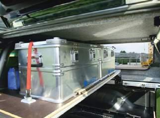 odpornych na wstrząsy szyn rugged aluminium rails ensures the safe cargo aluminiowych zapewnia bezpieczne zamocowanie fastening