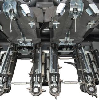 Niewątpliwą zaletą przystawek Fendt CornFlow TM jest bardzo wygodny dostęp do wszystkich miejsc wymagających czyszczenia i okresowej obsługi technicznej.