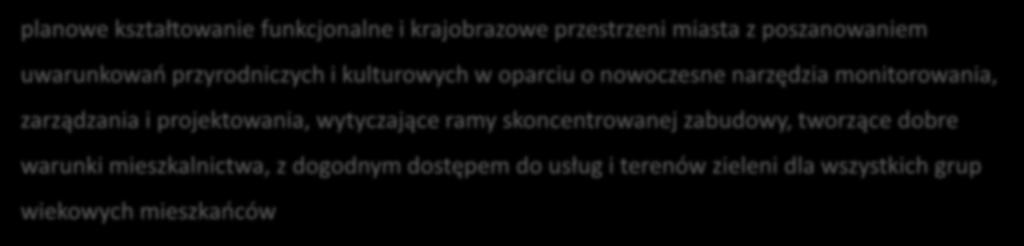 ŁAD PRZESTRZENNY planowe kształtowanie funkcjonalne i krajobrazowe przestrzeni miasta z