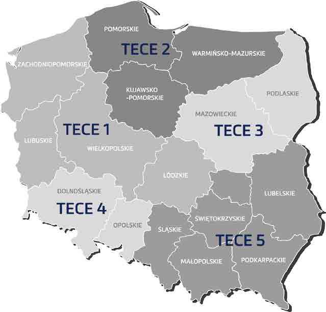 POZNAJ NAS LEPIEJ Dyrektor Handlowy - Krzysztof Kaczmarek tel. 503 188 812 TECE 1: Szef Regionu Piotr Blige tel. 691 015 350 Doradca ds. Technicznych i Projektowych Krzysztof Makowski tel.