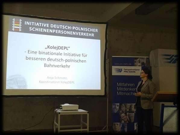 Presentation of KolejDEPL at the workshops on