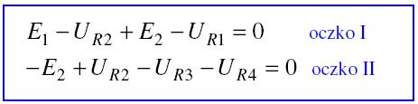 METODA PAW KICHHOFFA - PZYKŁAD ozwiązanie zadania - kolejne etapy rozwiązania układu. 1. W układzie: b 3, b źr 0, y 2; 2. Zgodnie z I prawem Kirchhoffa liczba równań (y-1), tj.