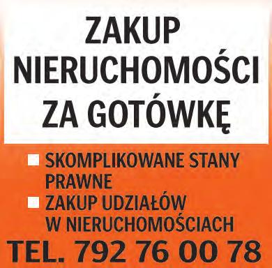 LO 9-15 listopada 2015 ogłoszenia drobne 47 Otwock mieszkanie 48 m 2, 3 pok. Piętro 3/4, balkon, spokojna okolica Cena: 800 PLN, oferta: 1514/OMW www.portman.com.pl, tel.