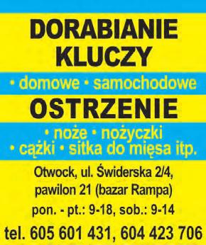 608 558 348 Lokal na Ługach koło kwiaciarni, tel. 604 493 420 Lokal usługowy, ul. Hallera, 80 m 2, parter z witryną, dwa niezależne wejścia, możliwość podzielenia na dwa lokale. CENA 2500 zł/m-c, tel.