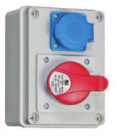 długości 2m Plug A / 5p with 2 meter OW 5x2,5 wire Gniazdo 25V/A Socket 25V/A Standard : Francuski lub Schuko / French or Schuko Gniazdo 25V/A Socket 25V/A Distribution box R-OX