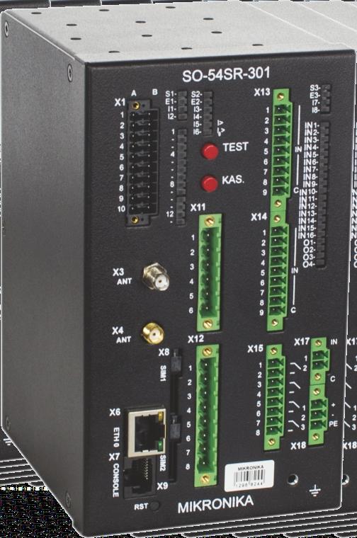 Łączość z systemem SCD jest realizowaa w sieci GPRS/UMTS/LTEPN z wykorzystaiem modemu G/G/G, wbudowaego w sterowik SO5SRxx, w