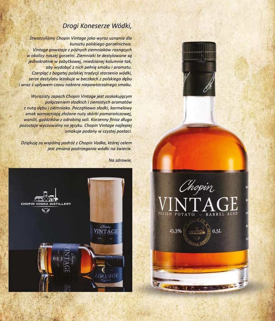Chopin Vintage 93 26 z VAT 114,17 zł cena za 0,5 l 30 i do wyczerpania zapasów.