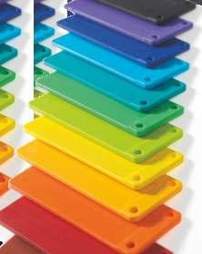 Akcesoria do identyfikacji TRAY TAG - kolorowe tabliczki identyfikacyjne z tworzywa sztucznego TAG011 90 x 38 mm / 100 szt./opak.