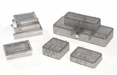 Kosze i tace sterylizacyjne Tace sterylizacyjne klasy economy CIL00 CIL010 40 x 50 x 60 mm