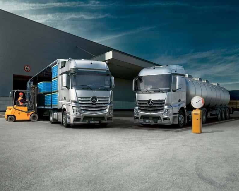 ZARZĄDZANIE POJAZDAMI FLEETBOARD SPECJALNIE DLA MERCEDES-BENZ TRUCKS: DRIVING LOGISTICS FORWARD TWOJA PRZEWAGA: lepsza dostępność pojazdów dzięki planowaniu przeglądów najważniejsze dane pojazdów