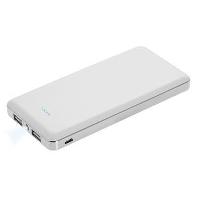 24 powerbank 12000 amh - posiada latarkę oraz lampki LED - w zestawie kabel micro USB - posiada wejście: 5V/1A, wyjście: 5V/1A/2A, 1200mAh - wymiary: 15 x 7,5 x 1,5 cm Opakowanie: pojedynczo w