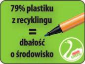 ARTYKUŁY DO PISANIA I KORYGOWANIA długopisy zwykłe automatyczne 09 DŁUGOPIS STABILO PERFORMER+ długopis automatyczny z ergonomicznym uchwytem; 3 kolory tuszu:,, ; grubość linii pisania 0,35