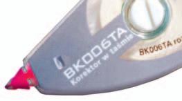 KOREKTOR W TAŚMIE TETIS BK006-TA korektor w taśmie w ergonomicznej obudowie;