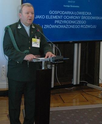 dr Edward Rusin z Rzeszowa mówił o Kulturze łowieckiej jako integralnej części