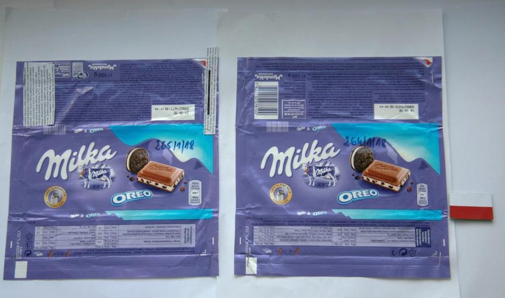 Milka Oreo EZ: DE, AT, CH, CZ, SK, HU PL, LT, LV, EE, MT, IS Cena jednostkowa z dnia zakupu (zł za kg lub litr) 39,00 34,90 : produkt PL uzyskał lepszy wynik oceny metodą punktową, poważ w skali