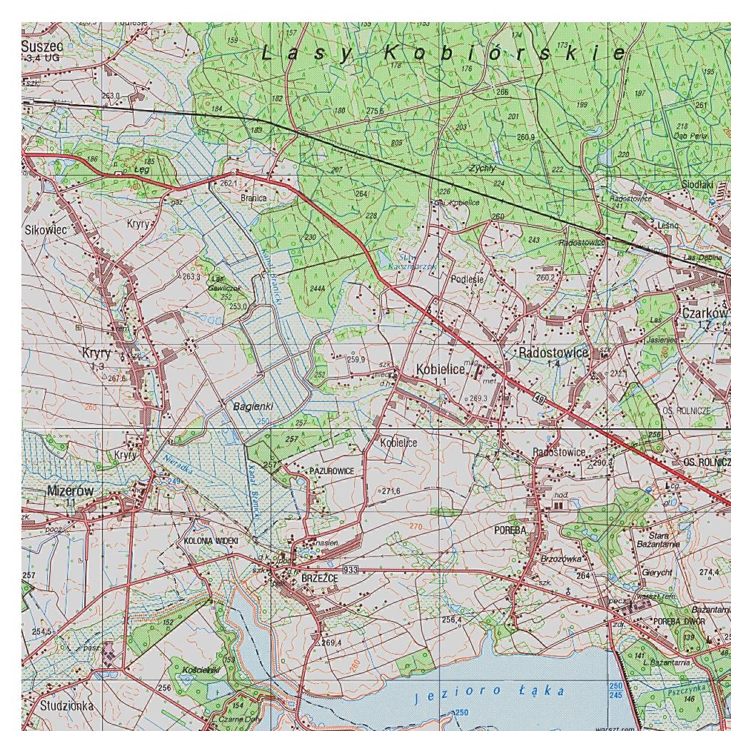 N ul. KS. flydka SZOSA-PROJEKT Projoan drg Mcha Szosa ul.