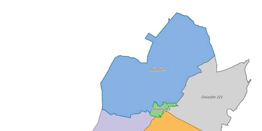 Mapa nr 4 Osiedla Miasta Jastrowie Lp.