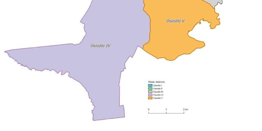 charakterze funkcjonalno-przestrzennym Liczba mieszkańców [os.] Powierzchnia [ha] 1 O.