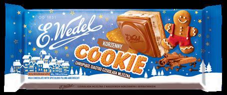 CZEKOLADA MLECZNA COOKIE KORZENNY 290
