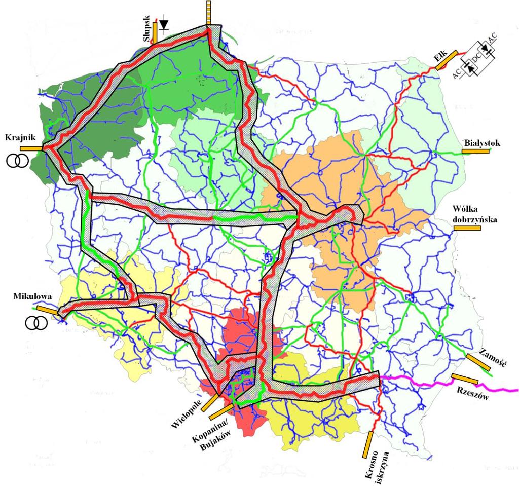 ESP Żarnowiec C-GEN C-GEN PKN Orlen Płock-Włocławek C-GEN C-GEN C-GEN C-GEN C-GEN C-GEN Multitechnologia C-GEN (50-200) MW ESP Porąbka-Żar Rys.
