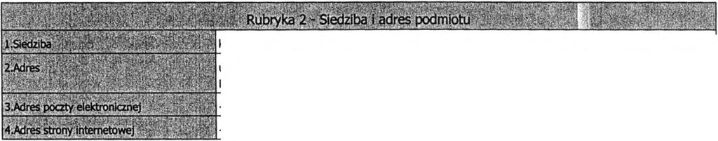 ZAKŁADÓW OPIEKI ZDROWOTNEJ PODMIOT NIEWPISANY DO REJESTRU PRZEDSIĘBIORCÓW Data rejestracji w Krajowym Rejestrze Sądowym 31.10.2008 Ostatni wpis Nu'mer wp.su. 7 Daia'dokónania wpisu 27.06.