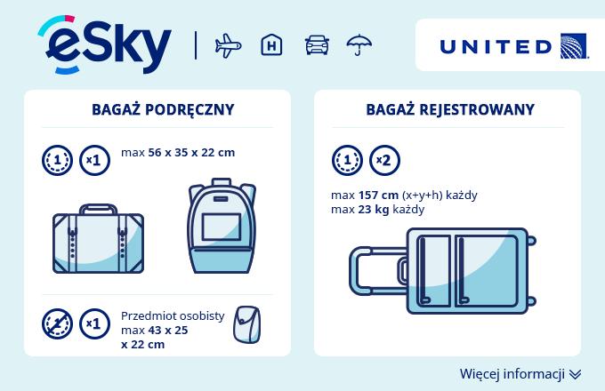 Ostatnia aktualizacja: 09.05.2018 Bagaż: Wymiary i - United Airlines United Airlines Sprawdź, jaki bagaż podręczny w liniach United Airlines możesz zabrać do samolotu.
