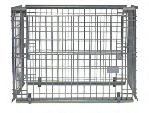 ENG: Containers made of steel wire adapted to store bottles of various types: bordelaise, bourgogne, alsatian.